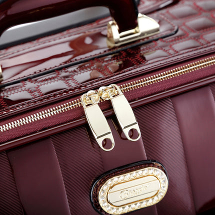 Brangio Glossy Striped Trolley Bag