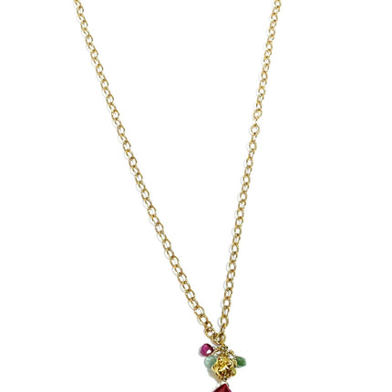 Ruby Drop Necklace