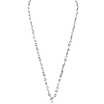 Clementine Tanzanite Statement Necklace Silver