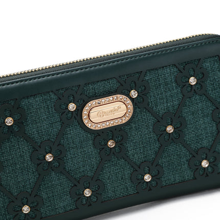 Wildflower Handmade Wristlet Wallet