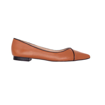 Ariri Black Leather Ballerinas – Comfort Flat