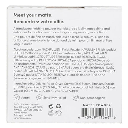 JANE IREDALE - Pure Matte Finish Powder Refill