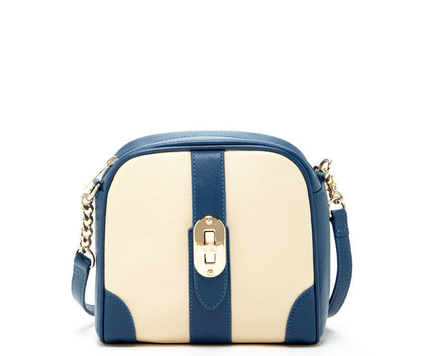 Small Crossbody Bag Off White Blue