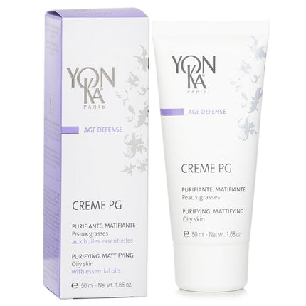 YONKA - Age Defense Creme PG With Essential Oils - Purifying, Mattifying (Oily Skin)