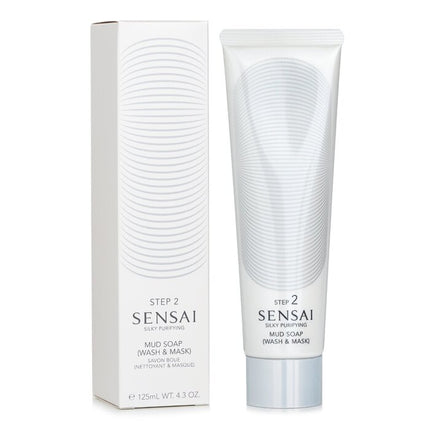 KANEBO - Sensai Silky Purifying Mud Soap - Wash & Mask (New Packaging)