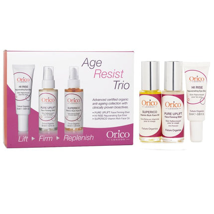 ORICO LONDON - Age Resist Trio: Face Oil 30ml/1.01oz + Firming Elixir 30ml/1.01oz + Eye Elixir 25ml/0.85oz