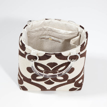 Stencil Brown Small Tote