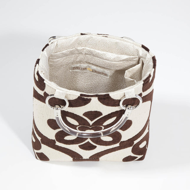 Stencil Brown Small Tote