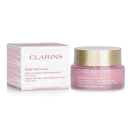 CLARINS - Multi-Active Day Targets Fine Lines Antioxidant Day Cream - For All Skin Types(Random Packaging)