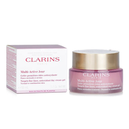 CLARINS - Multi-Active Day Targets Fine Lines Antioxidant Day Cream-Gel - For Normal to Combination Skin
