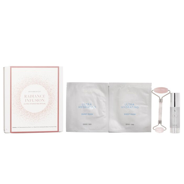 SKIN MEDICA - Radiance Infusion Ultra Hydrating Ritual Set: HA Rejuvenating Hydrator 28.4g + Ultra Hydrating Sheet Mask 2pcs + R