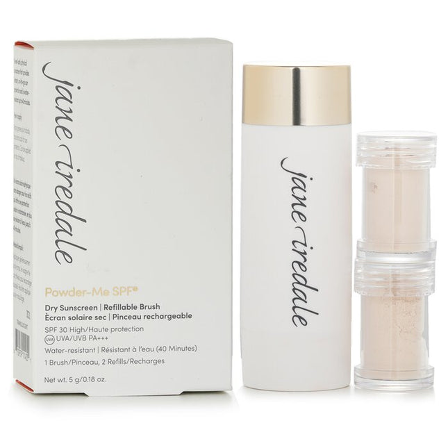 JANE IREDALE - Powder Me Refillable Brush (1x Brush, 2x Refills) 2x2.5g/0.09oz