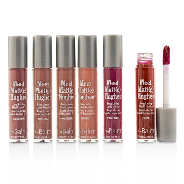 THEBALM - Meet Matt(e) Hughes 6 Mini Long Lasting Liquid Lipsticks Kit 6x1.2ml/0.04oz