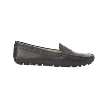 Angico Calf Beige Leather Penny Loafers – Flat