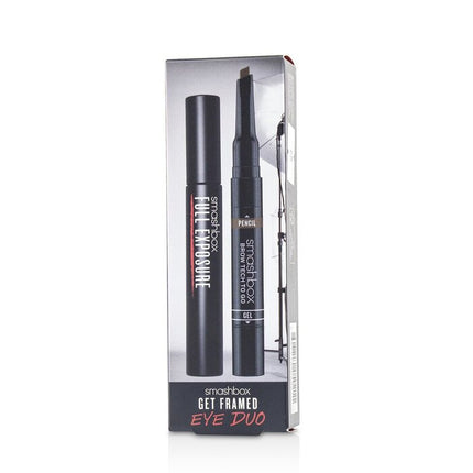 SMASHBOX - Get Framed Eye Duo Set : ( 1x Full Exposure Mascara, 1x Brow Tech to Go)