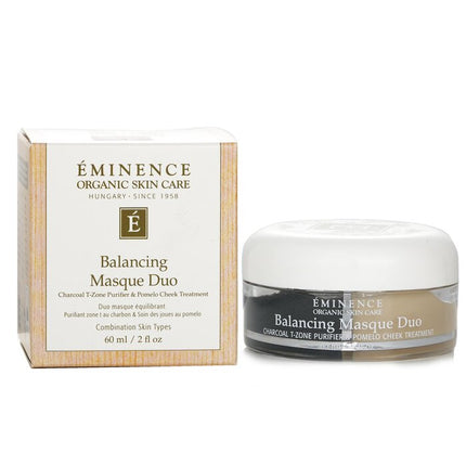 EMINENCE - Balancing Masque Duo: Charcoal T-Zone Purifier & Pomelo Cheek Treatment - For Combination Skin Types