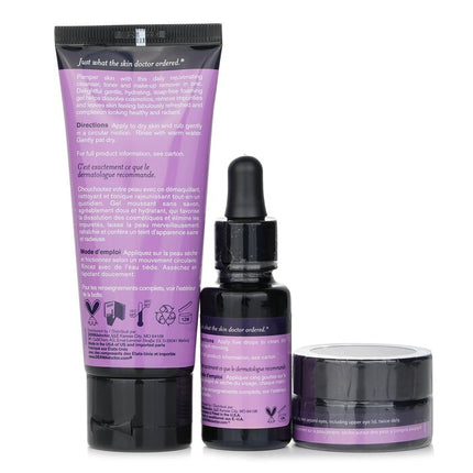 DERMADOCTOR - Kakadu C Vitamin C Brightening Kit: Daily Cleanser 70ml + 20% Vitamin C Serum 15ml + Eye Souffle 15ml