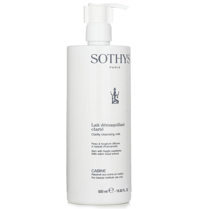 SOTHYS - Clarity Cleansing Milk - For Skin With Fragile Capillaries , With Witch Hazel Extract (Salon Size)