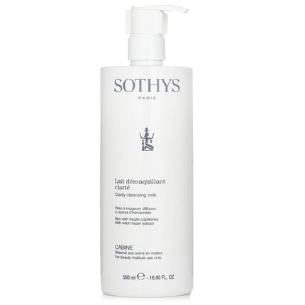 SOTHYS - Clarity Cleansing Milk - For Skin With Fragile Capillaries , With Witch Hazel Extract (Salon Size)