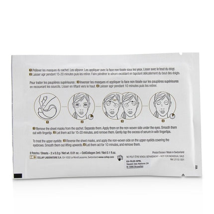 CELLCOSMET & CELLMEN - Cellcosmet CellEctive CellCollagen Eye Contour Relaxing Smoothing Cellular Sheet Masks