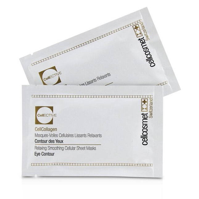 CELLCOSMET & CELLMEN - Cellcosmet CellEctive CellCollagen Eye Contour Relaxing Smoothing Cellular Sheet Masks
