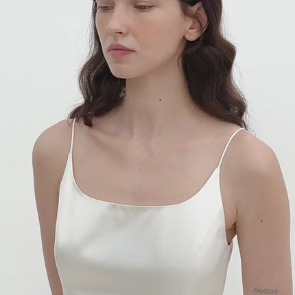 "Ballet" Acetate Satin Luxury Slip Dress