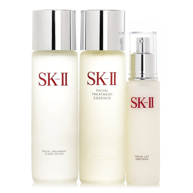 SK II - Pitera Deluxe Hydrating  3-Pieces Set: Facial Treatment Essence 230ml + Facial Lift Emulsion 100g + Facial Treatment Cle