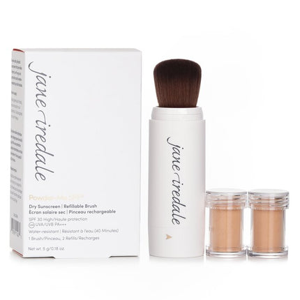 JANE IREDALE - Powder Me Refillable Brush (1x Brush, 2x Refills) 2x2.5g/0.09oz