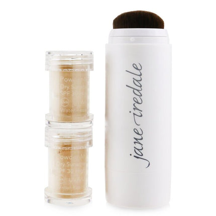 JANE IREDALE - Powder Me Refillable Brush (1x Brush, 2x Refills) 2x2.5g/0.09oz