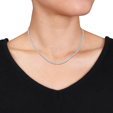 12.5 Ct. DEW Created Moissanite Tennis Necklace - Available in 6 Sizes