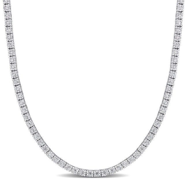 12.5 Ct. DEW Created Moissanite Tennis Necklace - Available in 6 Sizes