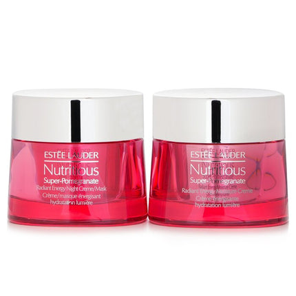 ESTEE LAUDER - Nutritious Super-Pomegranate Day & Night Radiance Set: Moisture Creme 50ml+ Night Creme/Mask 50ml