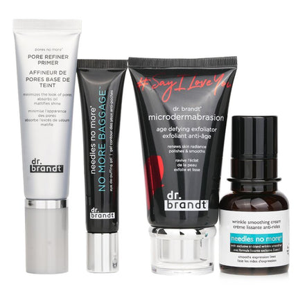 DR. BRANDT - 25 Years of Dr. Brandt Kit: Microdermabrasion 60g+ Wrinkle Smoothing Cream 15g+ Pore Refiner Primer 30ml+ No More B