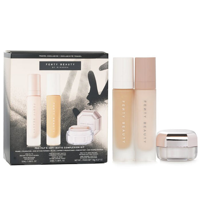 FENTY BEAUTY BY RIHANNA - Pro Filt'R Soft Matte Complexion Kit: Foundation 32ml + Primer 32ml + Instant Retouch Setting Powder 7