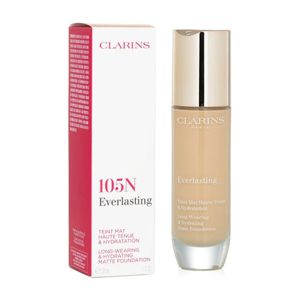 CLARINS - Everlasting Long Wearing & Hydrating Matte Foundation 30ml/1oz