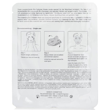 BABOR - Skinovage [Age Preventing] Balancing Bio-Cellulose Mask - For Combination Skin