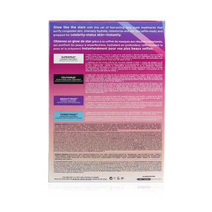 GLAMGLOW - Instant Celebrity Skin Masking Set: 1x Supermud Clearing Treatment - 15g/0.5oz + 1x Youthmud Glow Stimulating Treatme