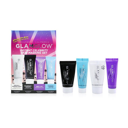 GLAMGLOW - Instant Celebrity Skin Masking Set: 1x Supermud Clearing Treatment - 15g/0.5oz + 1x Youthmud Glow Stimulating Treatme