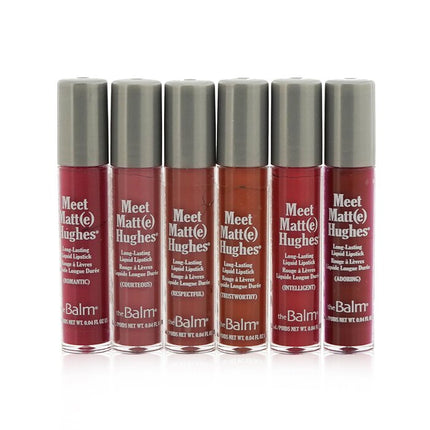 THEBALM - Meet Matt(e) Hughes 6 Mini Long Lasting Liquid Lipsticks Kit 6x1.2ml/0.04oz