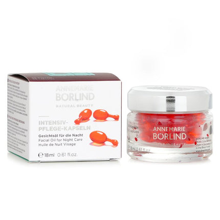ANNEMARIE BORLIND - Facial Oil for Night Care - Intensive Care Capsules for Stress Skin