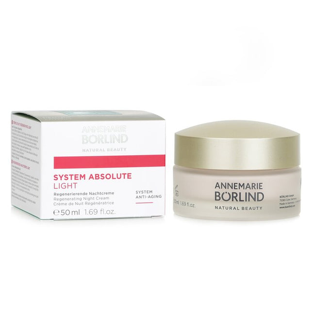 ANNEMARIE BORLIND - System Absolute System Anti-Aging Regenerating Night Cream Light - For Mature Skin