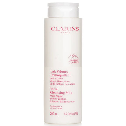 CLARINS - Velvet Cleansing Milk With Alpine Golden Gentian & Lemon Balm Extracts