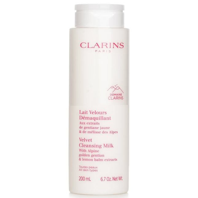 CLARINS - Velvet Cleansing Milk With Alpine Golden Gentian & Lemon Balm Extracts