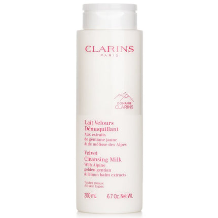 CLARINS - Velvet Cleansing Milk With Alpine Golden Gentian & Lemon Balm Extracts