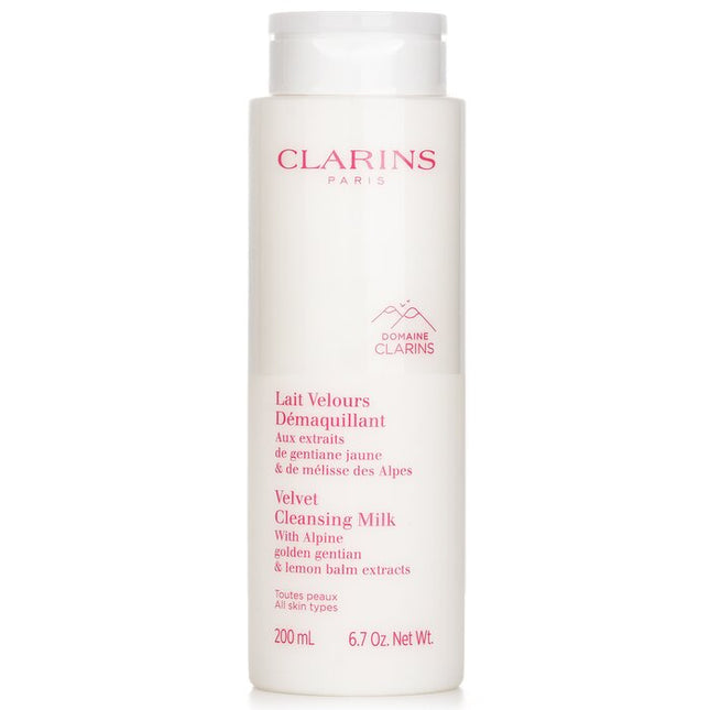 CLARINS - Velvet Cleansing Milk With Alpine Golden Gentian & Lemon Balm Extracts