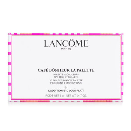 LANCOME - Cafe Bonheur La Palette (10x Eye Shadow) (Limited Edition) 5g/0.17oz