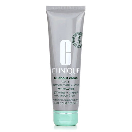 CLINIQUE - All About Clean 2-In-1 Charcoal Mask + Scrub