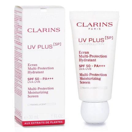 CLARINS - UV Plus [5P] Anti-Pollution Multi-Protection Moisturizing Screen SPF 50 - Translucent