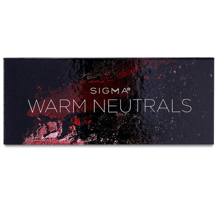 SIGMA BEAUTY - Warm Neutrals Eyeshadow Palette (14x Eyeshadow + 1x Dual Ended Brush)