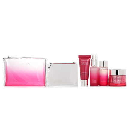ESTEE LAUDER - Nutritious Super-Pomegranate Reveal a Rosy Radiance Set: Moisture Creme+ Milky Lotion Light+ Lotion+ Cleansing Fo